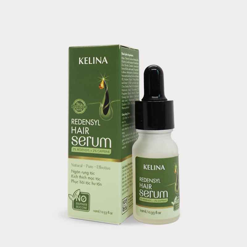Tinh Chất Mọc Tóc Cao Cấp Kelina Hair Serum Mọc Tóc Dưỡng Tóc Chống Rụng Tóc Dày Tóc 10ml