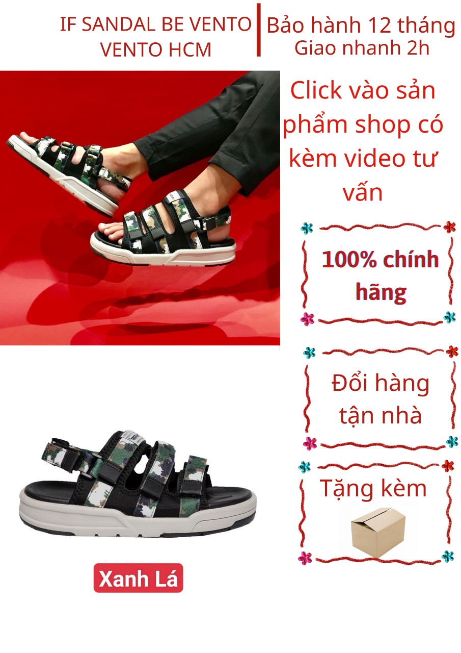 [HCM]Giày Sandal Nữ VENTO Đế Cao 3.5cm Siêu Nhẹ quai giày có thể tháo rời làm dép