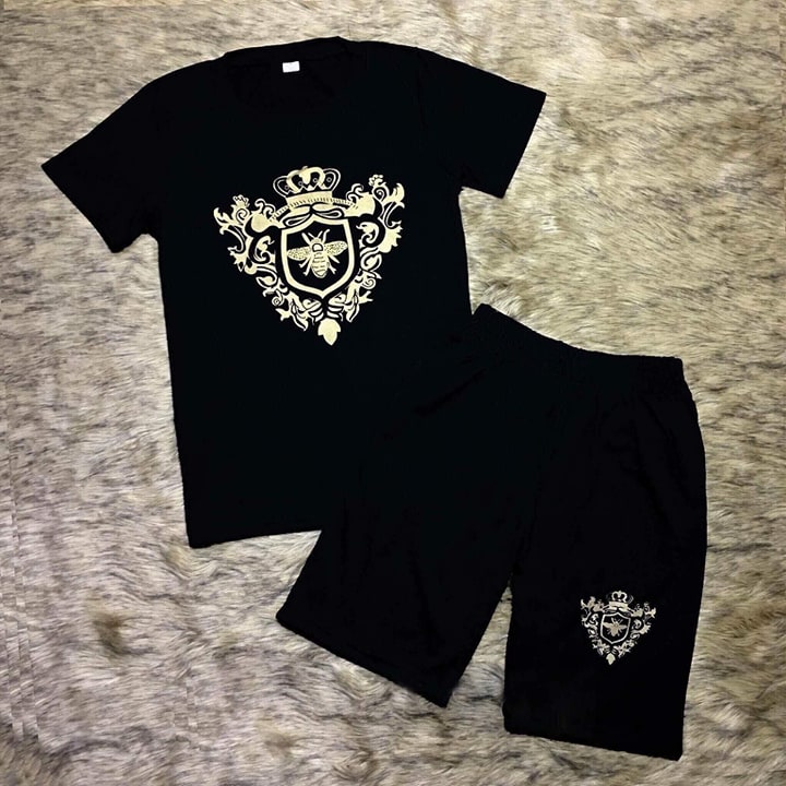 Sét Bộ Thun Nam, Bộ Quần Áo Thế Thao Nam Cộc Tay Chất Liệu Thun Lạnh Mềm Mịn In Logo - MenFashion68 - BN59