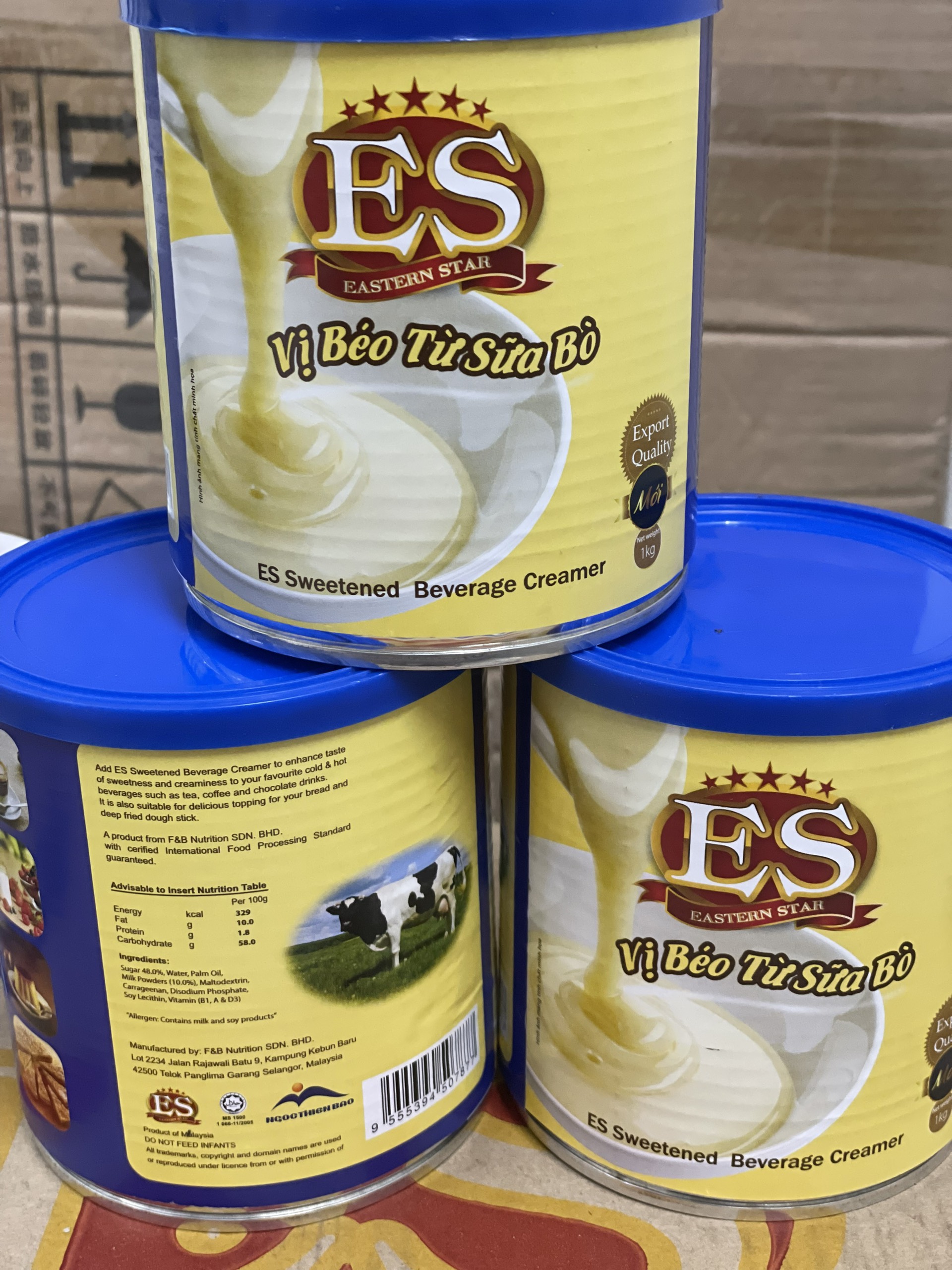 Sữa đặc có đường hiệu ES (eastern star)