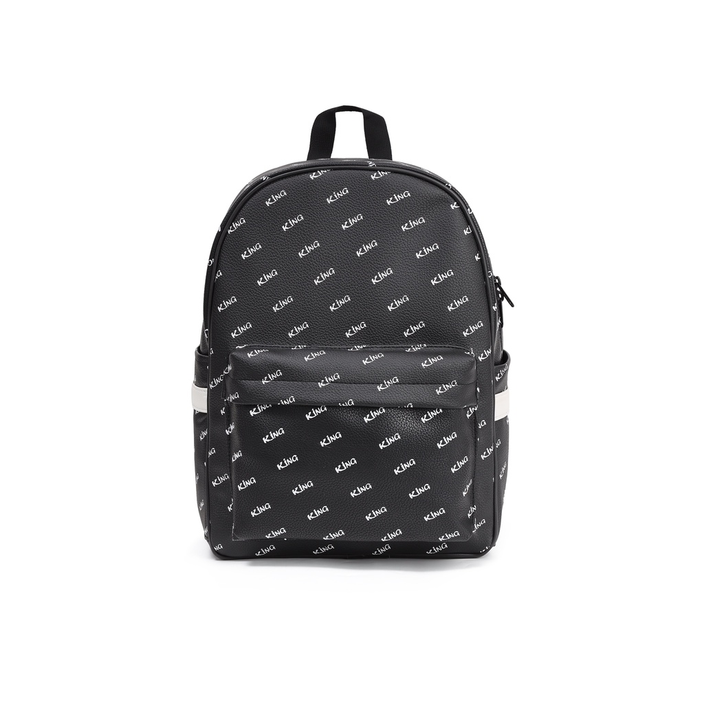 Balo Da Backpack Unisex Chống Nước Balo Backpack King 2-Màu Đen