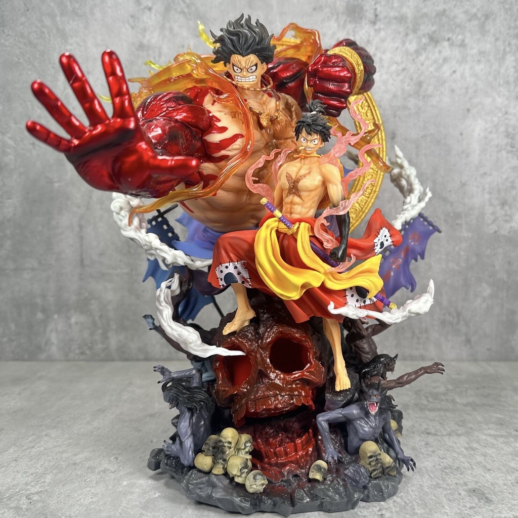 MH47 Mô Hình Monkey D Luffy Gear 4 Wano Cao 30cm Siêu Đẹp Mô Hình One Piece