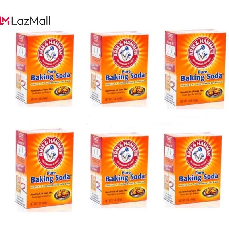 6 hộp baking soda 454g - usa