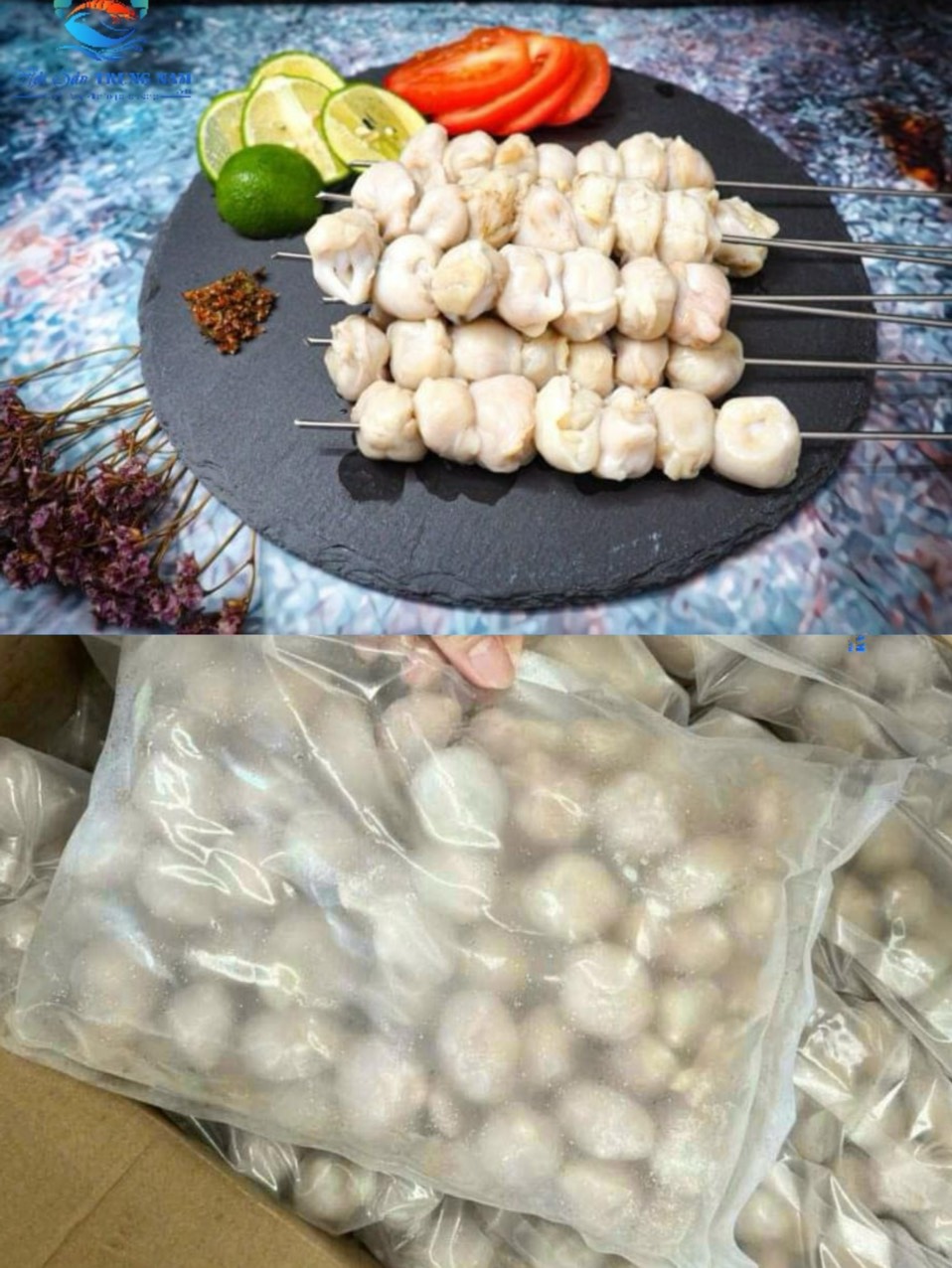 Răng mực size lớn khay 1kg
