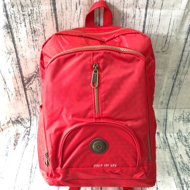 Ba lô laptop vải dù kipling vnxk logo đồng - ms 07