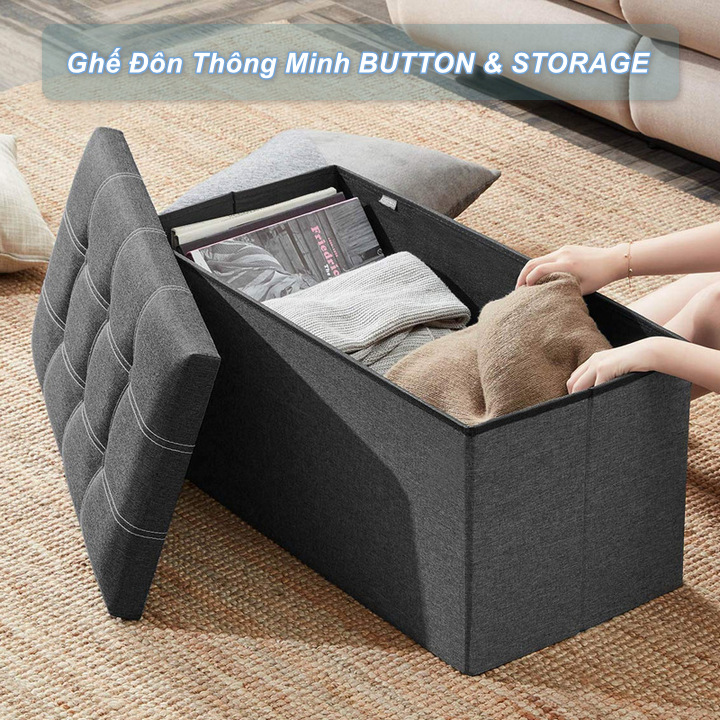 Ghế Đôn Thông Minh BUTTON & STORAGE