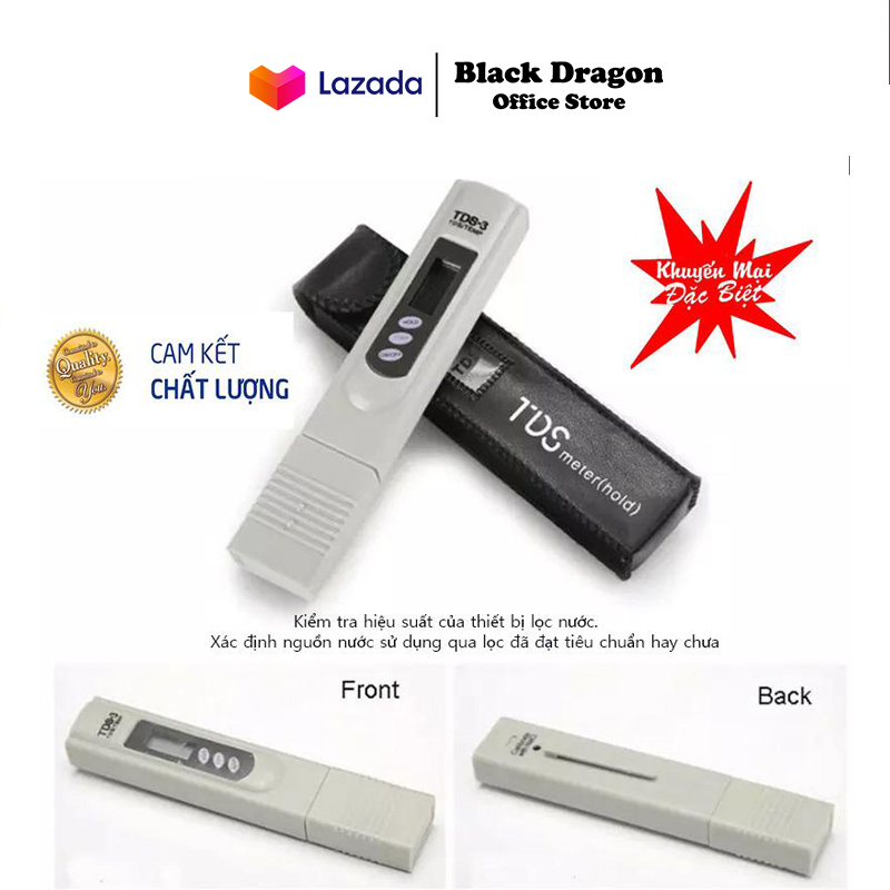 Bút thử nước sạch fusaka Bút kiểm tra độ tinh khiết của nước TDS-V3 2020 - Kiểm tra nguồn nước nhanh chóng chính xác bảo hành uy tín 1 đổi 1 mẫu mới nhất 2020