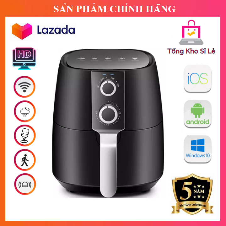 Tri ân khách hàng - nồi chiên không dầu camel thế hệ mới - không dầu, không mùi, không khói - an toàn, tiện lợi - dung tích 5l mới