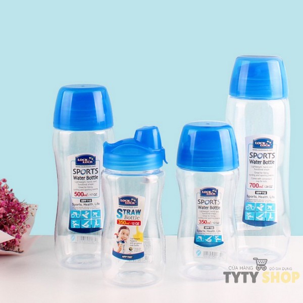 Bình nước học sinh nhựa tritan Lock&Lock bình nước thể thao có nắp làm ly uống ABF710 ABF712 - HÀNG CHÍNH HÃNG