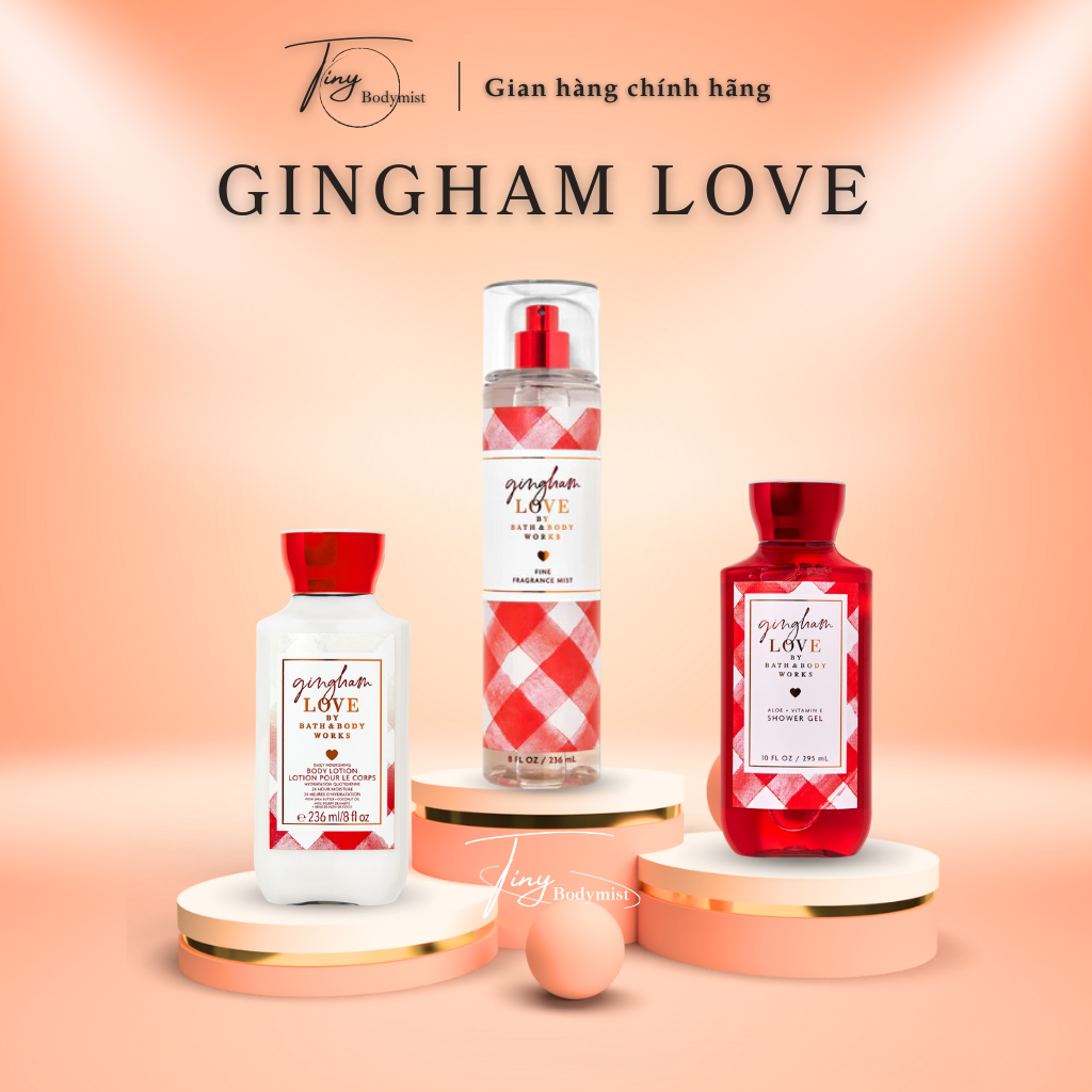 Xịt thơm toàn thân Bath & Body Works: Gingham Love