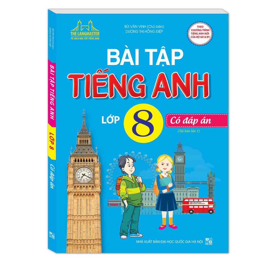 Sách - bài tập tiếng anh lớp 8 - có đáp án
