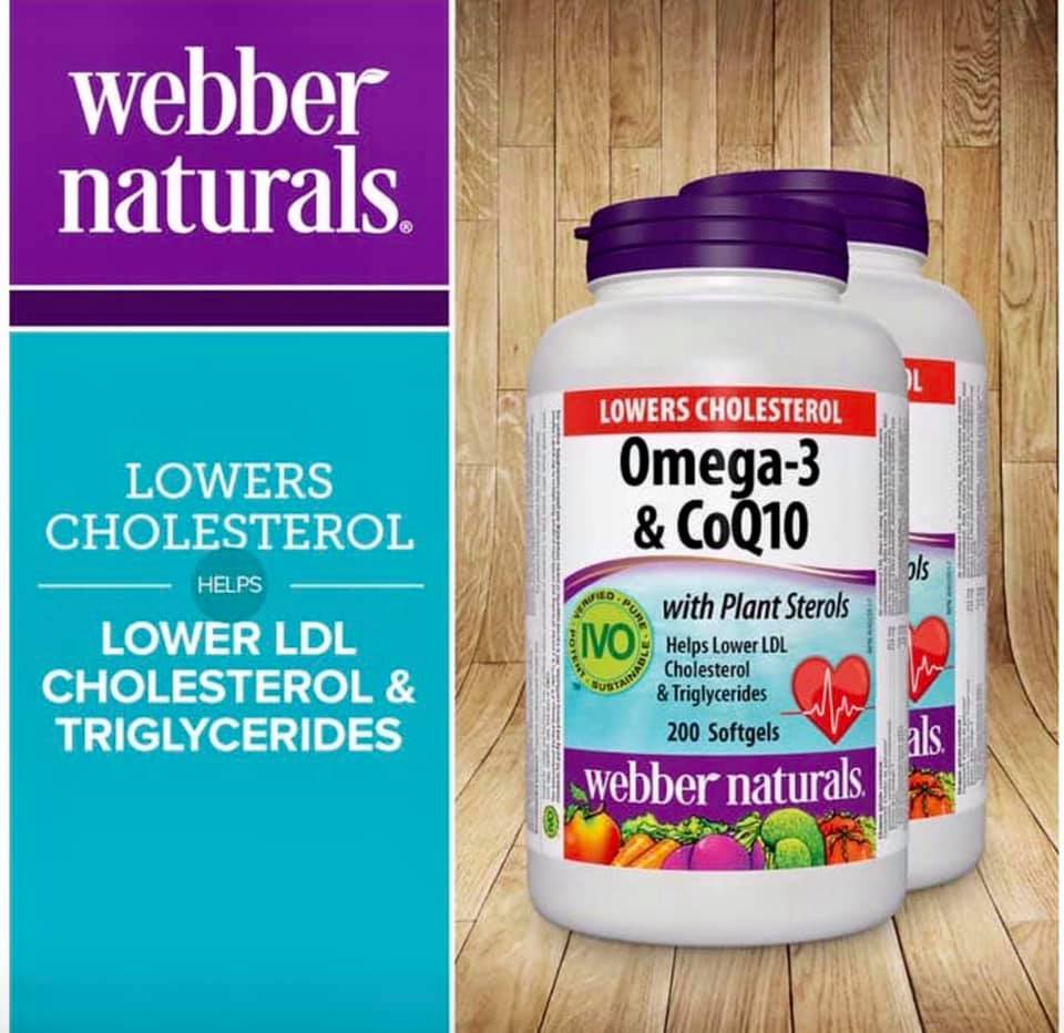 Viên uống bổ sung vitamin webber natural omega 3 + coq10 - hộp 200 viên