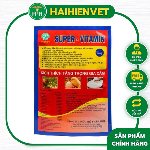 1kg Super vitamin Năm Thái - Tăng Trọng Gia Cầm
