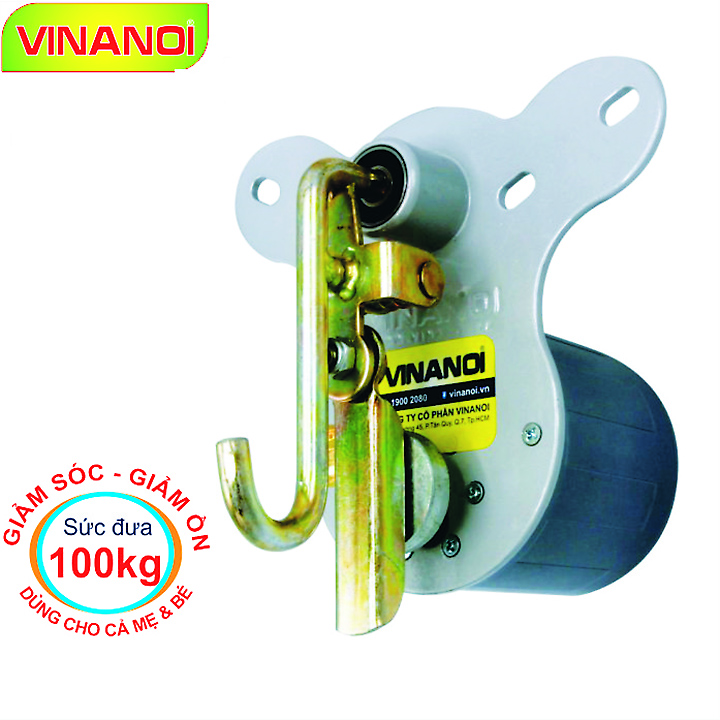 Máy đưa võng tự động VINANOI VN365N, sức đưa 100kg, có lò so chống rung, vận hành êm ái, tiết kiệm điện - Điện Dân Dụng.
