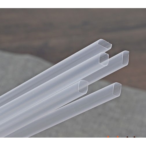 Gói 500gr Ống hút Trân châu OD12x210cm nhọn trong