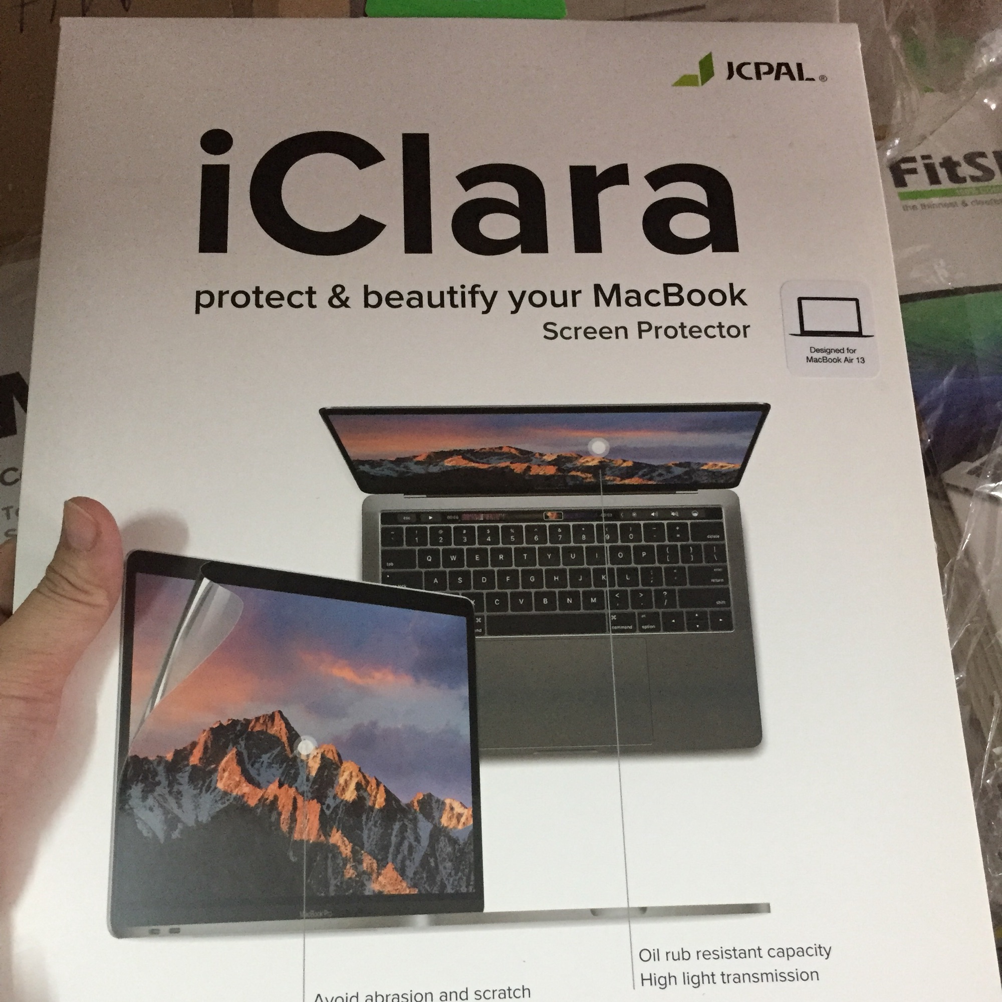 Dán màn hình macbook air 13/2017. hàng chính hãng jcpal