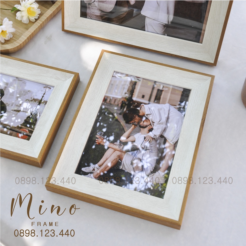 Khung ảnh để bàn, làm quà tặng trang trí mino frame