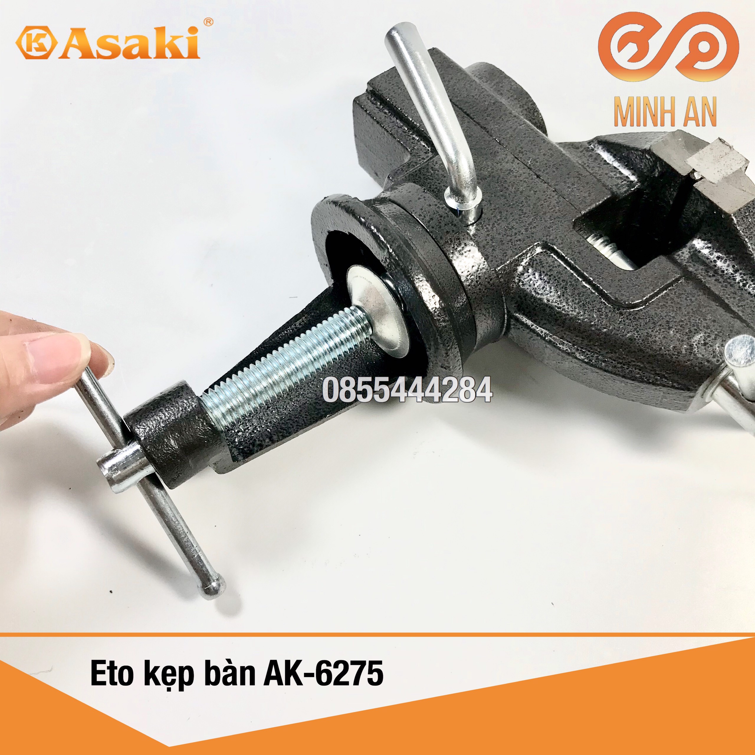 Êto bàn xoay 360 độ [CHÍNH HÃNG] Asaki AK-6275 50MM