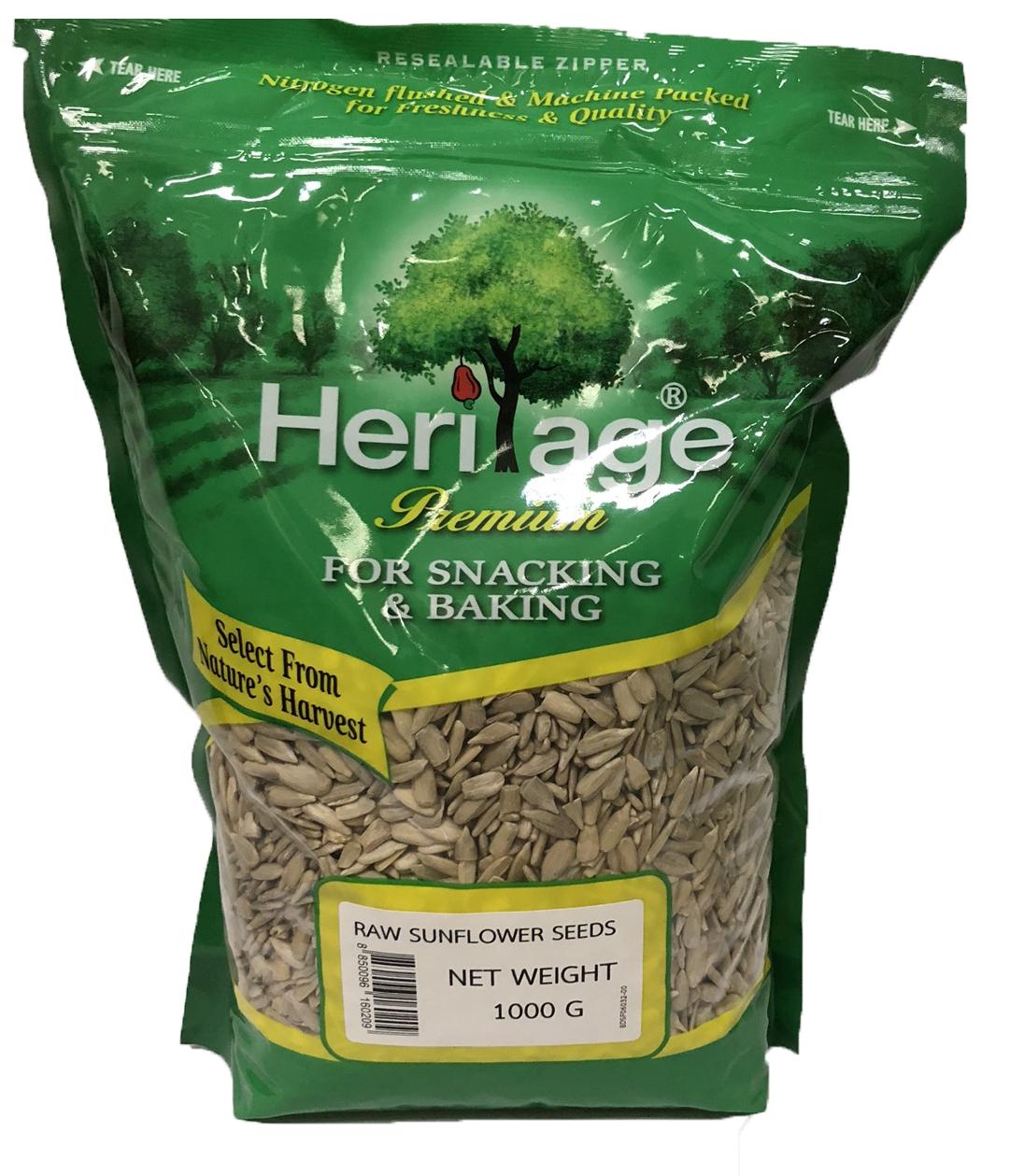 Hạt hướng dương đã tách vỏ- Heritage gói 1kg