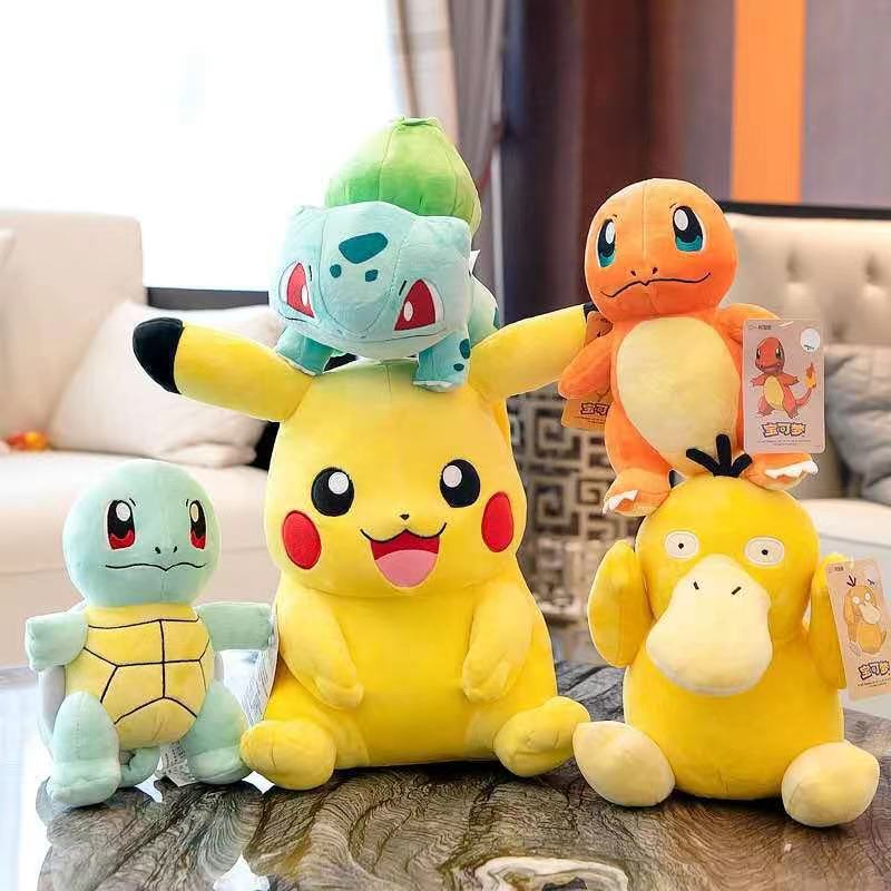 （HOT） Jenny Turtle Bikachu Little Fire Dragon Miao Frog Seed Có Thể Tiếp Cận Vịt Pokémon Pokémon Pokémon Được Phát Hành Một Mảnh
