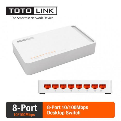 Bộ chia mạng 8 cổng totolink s808 hub 8 port lan 10/100mmbps