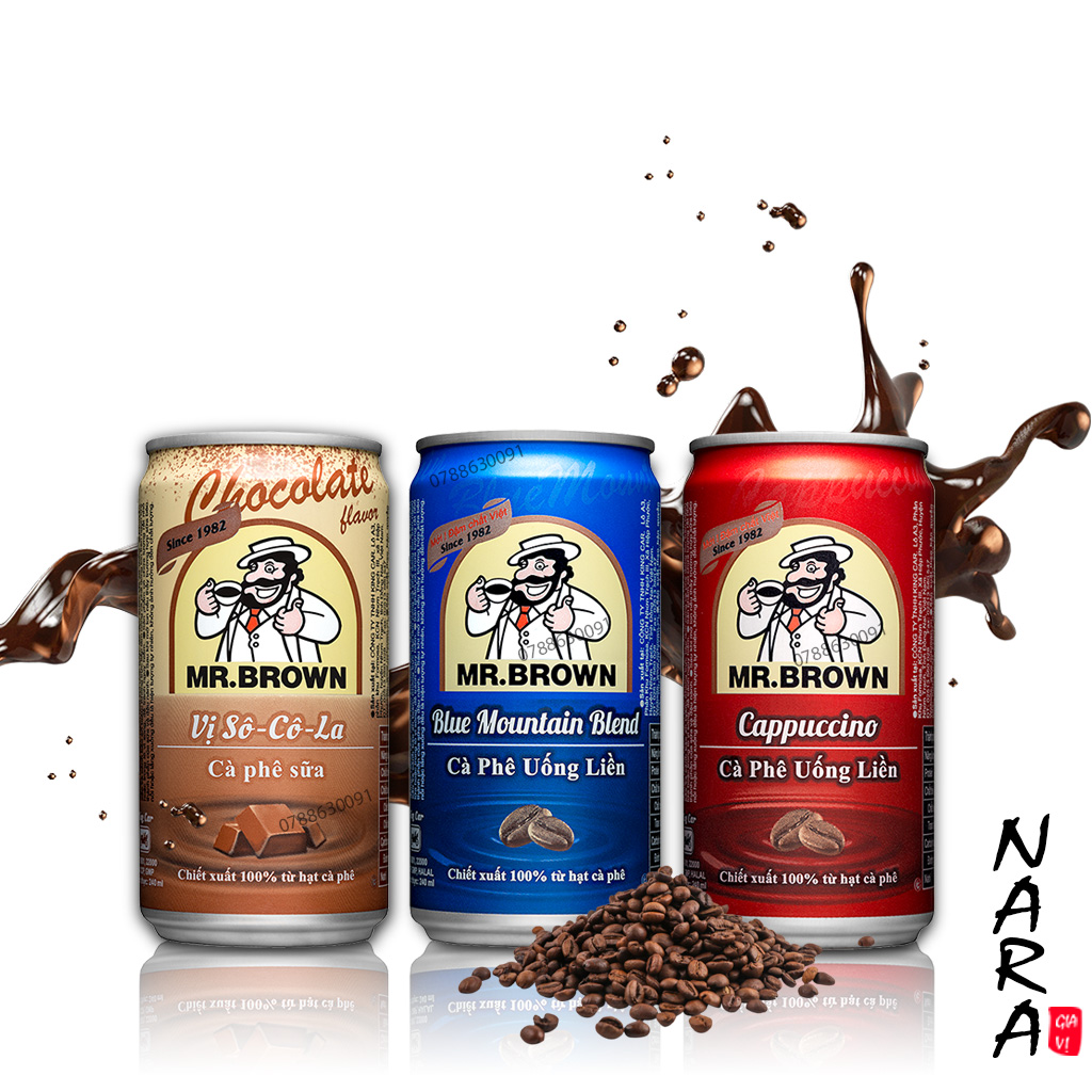 Cà phê mr.brown lon 240ml - có đủ vị