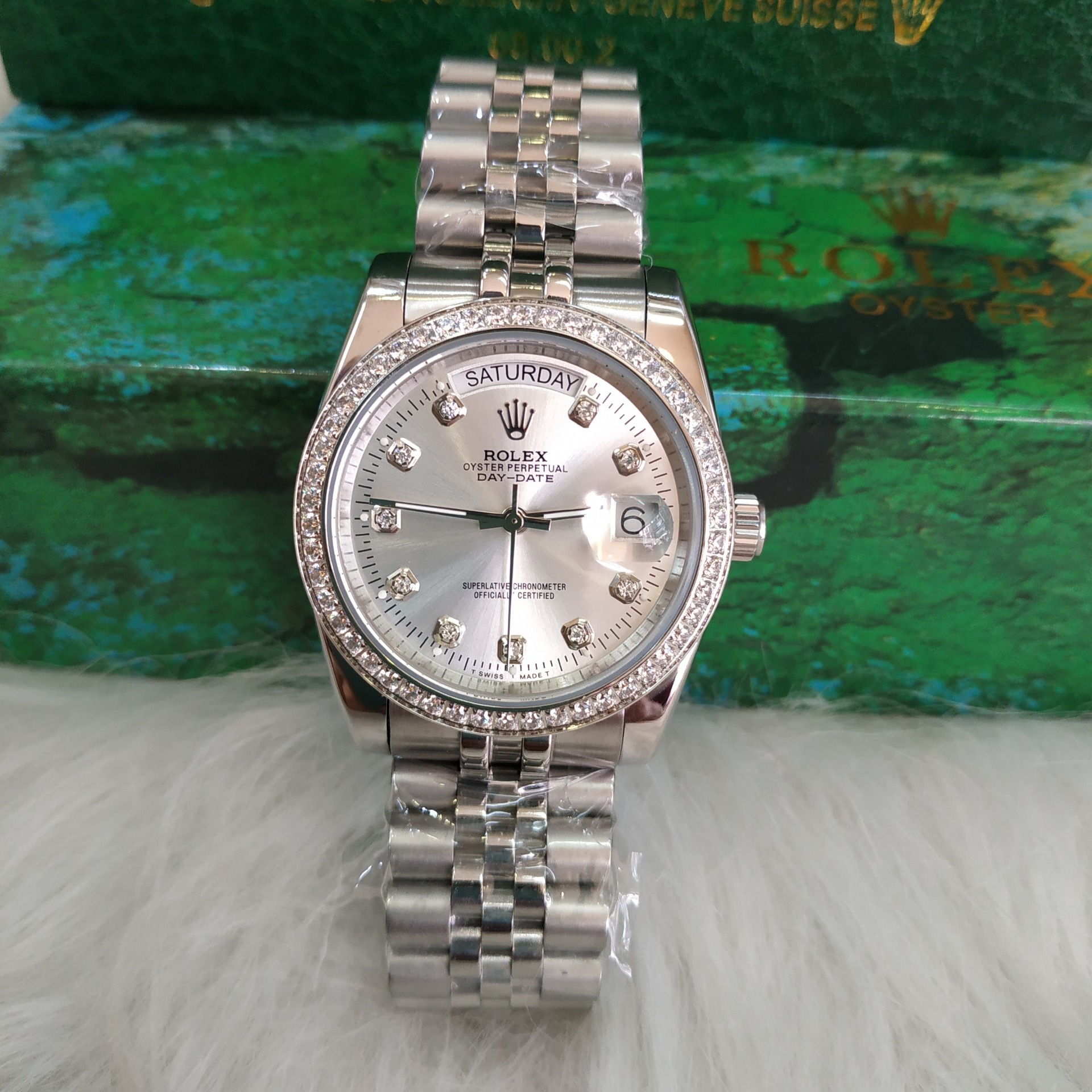 Đồng hồ nam automatic số kim cương trắng + thẻ bảo hành / gian hàng uy tín/ sk orient seiko