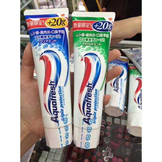 Kem Đánh Răng Aquafresh 160g Nhật Bản (tặng 20g)