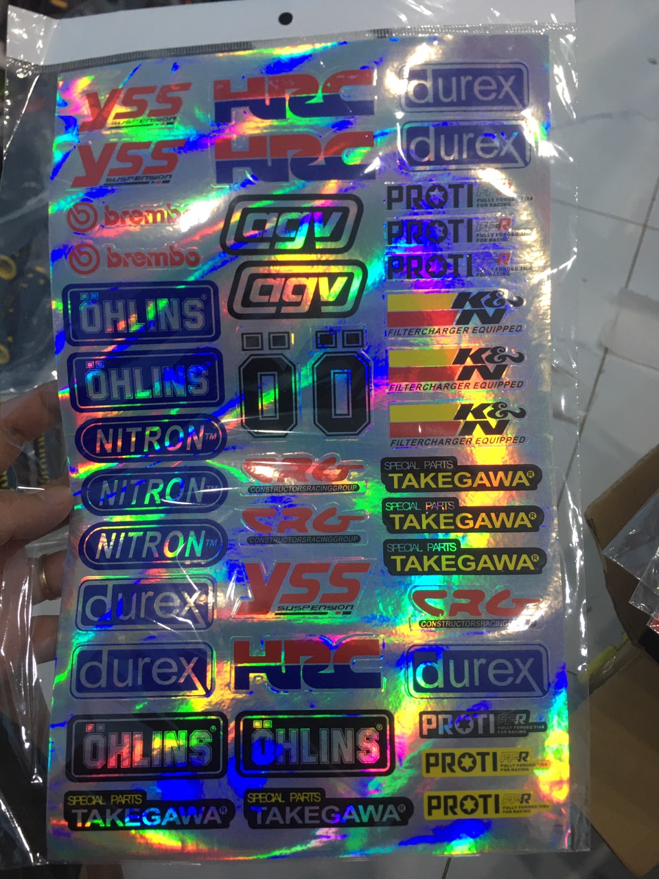 Bộ tem logo xe máy