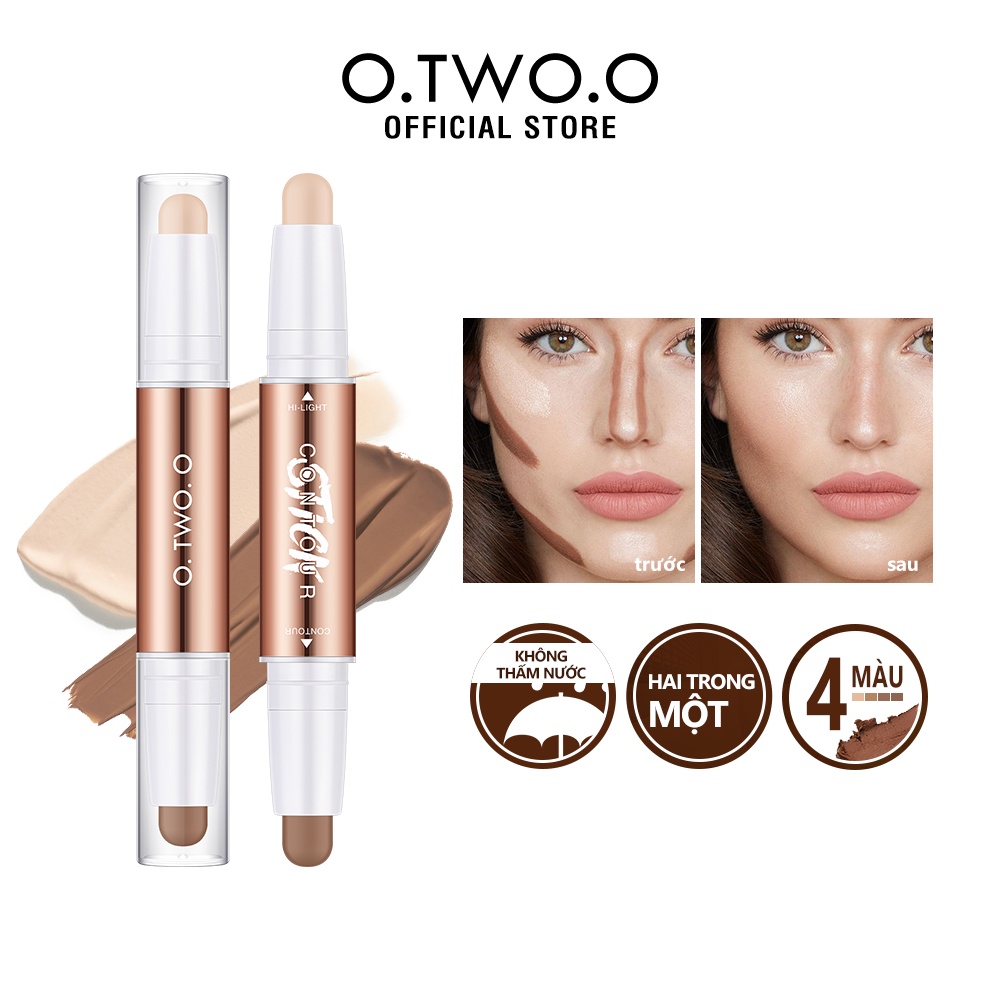 Bút tạo khối 2 trong 1 O.TWO.O che khuyết điểm tạo khuôn mặt chữ V 30g