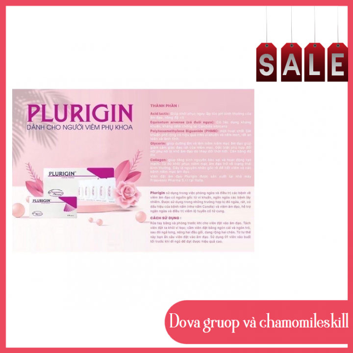 Combo Phụ Khoa Đặt Plurigin Và Phụ Khoa Gel Lady Dova Hàng Chuẩn