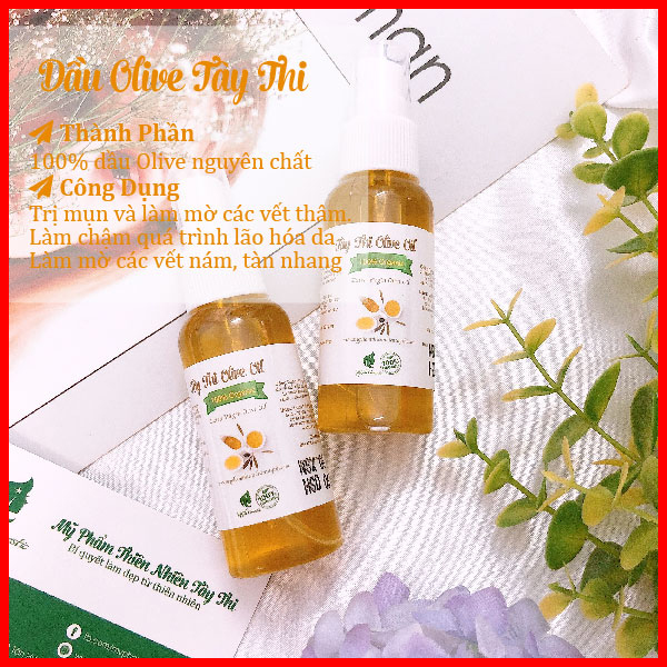 Dầu olive tây thi nguyên chất chai 30ml