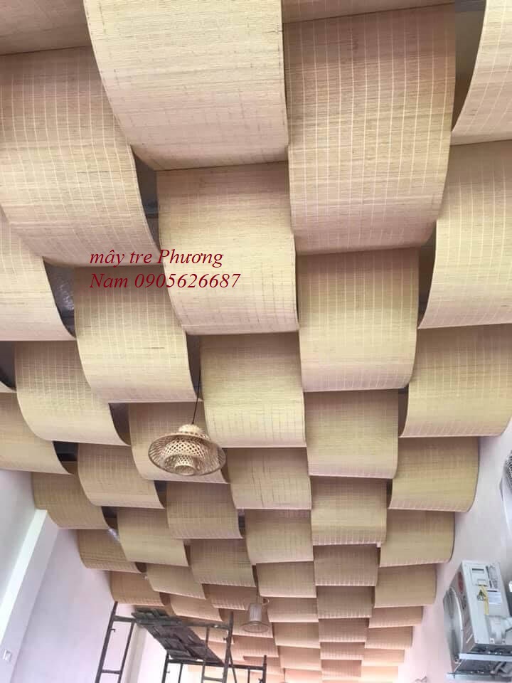 Mành tăm tre đóng trần khổ 60 cm Phương Nam