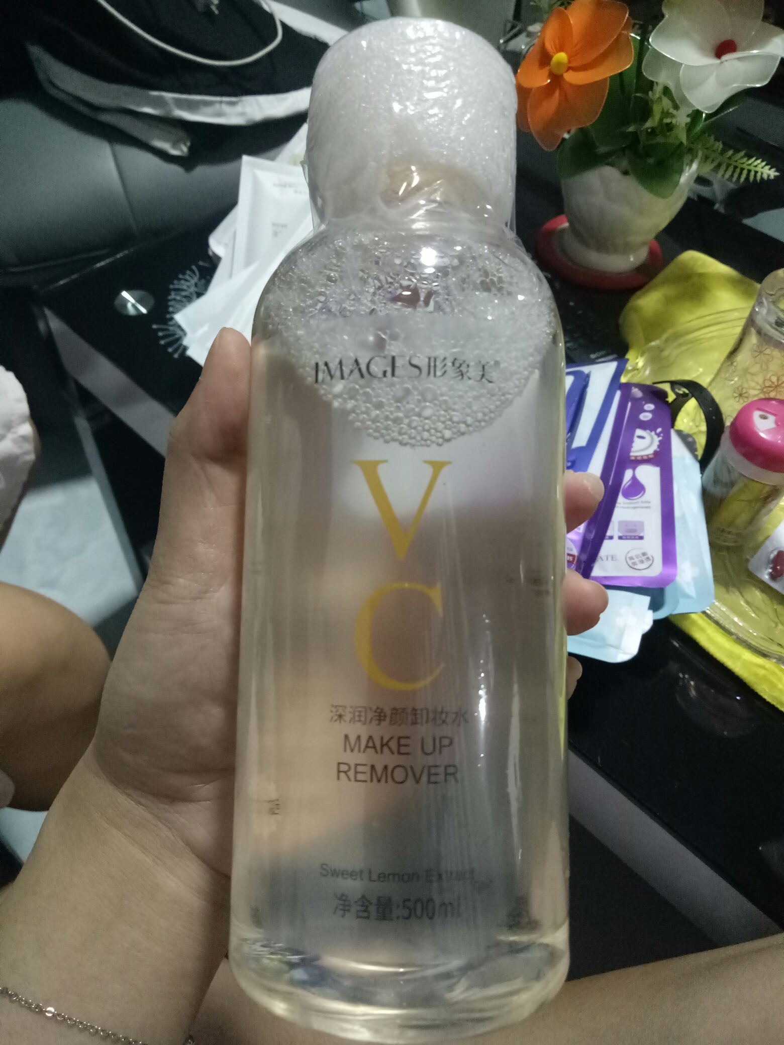 Nước hoa hồng chiết xuất chanh VC Images Lemon Extract 500ml