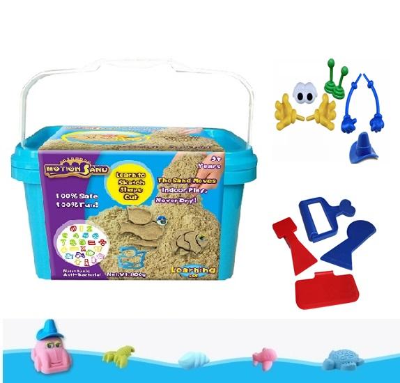 Cát động lực, cát dẻo, cát vi sinh, cát sinh học, bộ chơi cát tạo hình sáng tạo Motion Sand MS-19