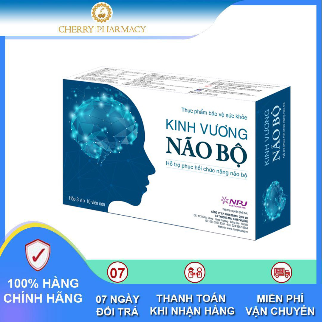 [HCM]Cherry Pharmacy - KINH VƯƠNG NÃO BỘ hỗ trợ phục hồi chức năng não bộ đẩy lùi di chứng não