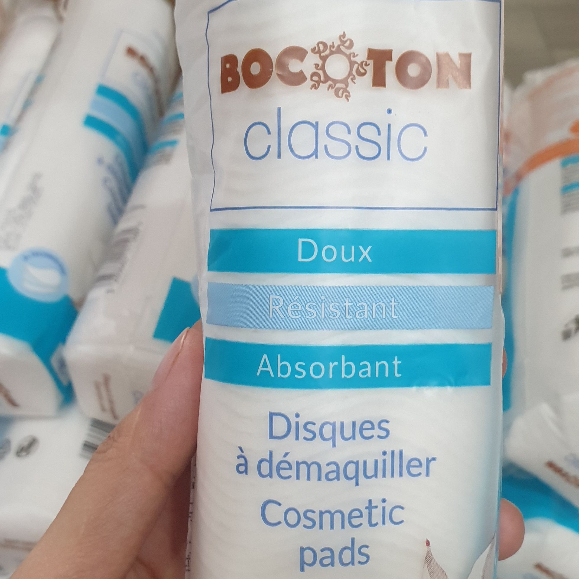 Combo 5 bông tẩy trang Bocoton 80 miếng xuất xứ Pháp