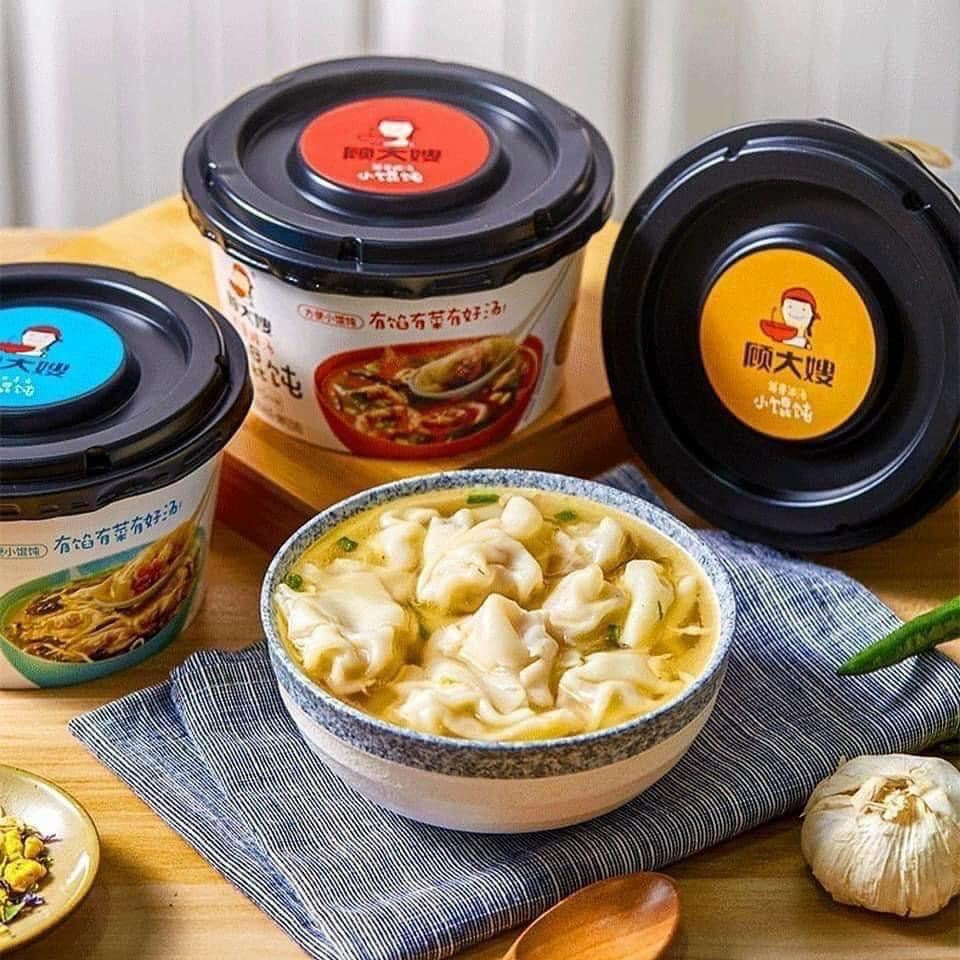 Sủi cảo ăn liền Trung Hoa - hộp 73gr 🍺 Đồ ăn vặt nội địa Trung Quốc