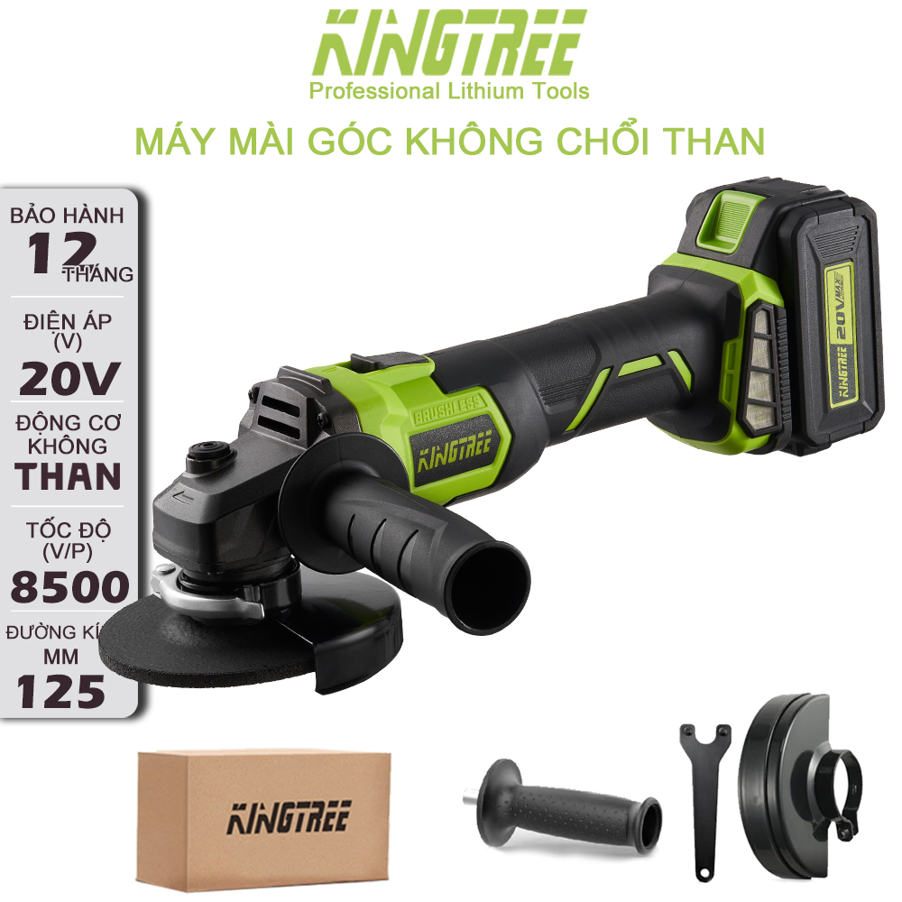 Angle grinder, brushless motor cutter for lithium-ion battery 20V