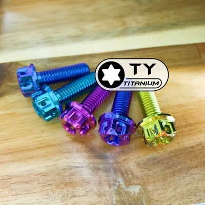 [HCM]Ốc Titan Gr5 8li25 đầu Salaya gắn Pas heo Honda  gác chân sau và rất nhiều vị trí thông dụng khác