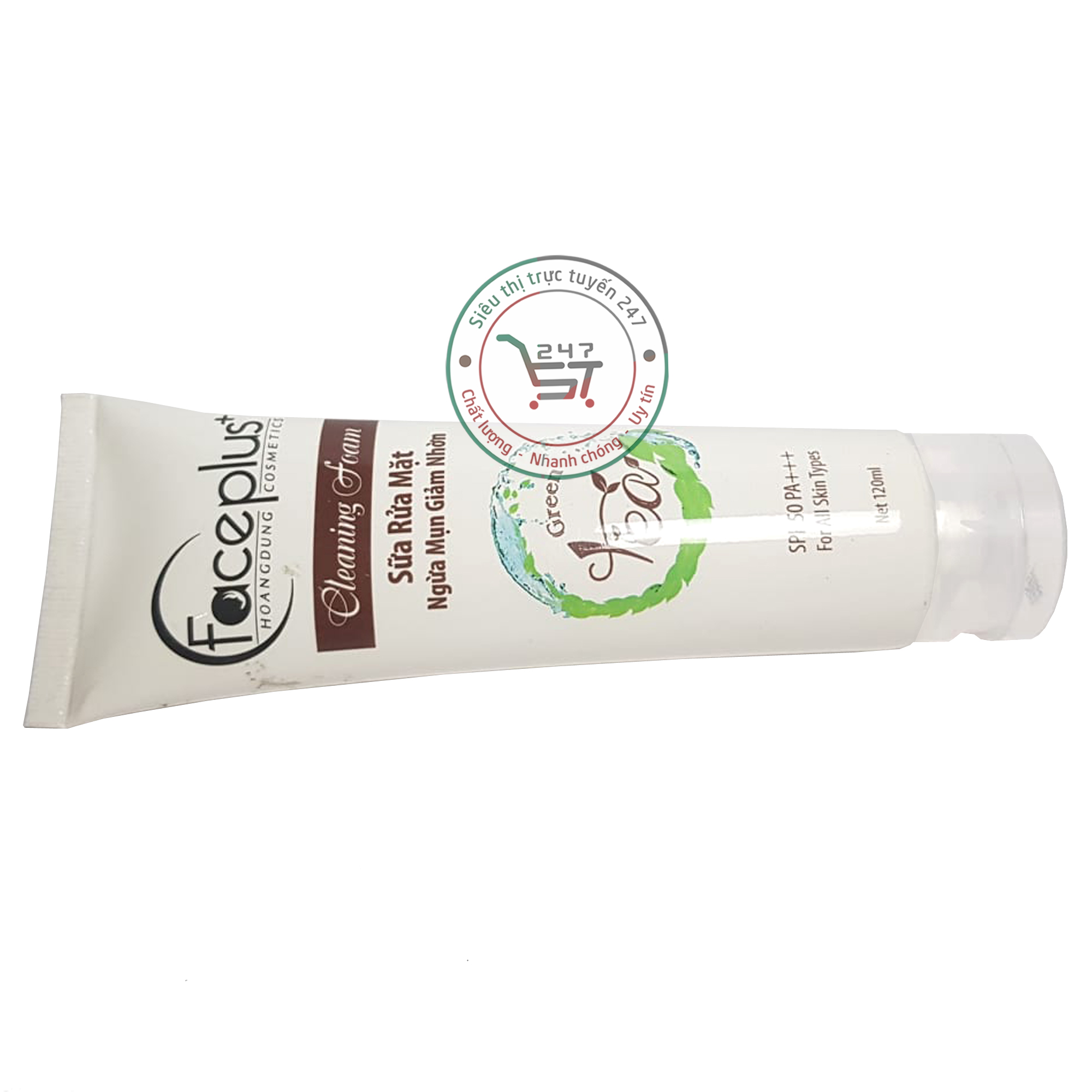 Sữa rửa mặt Ngừa mụn Giảm nhờn Face plus 120ml chăm sóc da hiệu quả