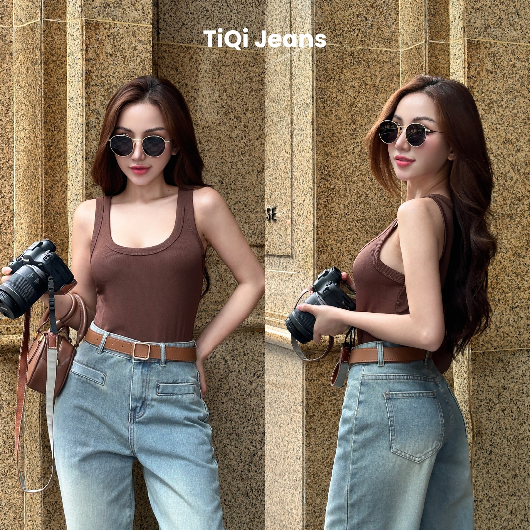 Áo thun nữ tank top TiQi Jeans nhiều màu A97