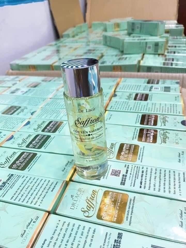 (CHÍNH HÃNG) Toner cốt Yến Safron Dr.lacir 100ml