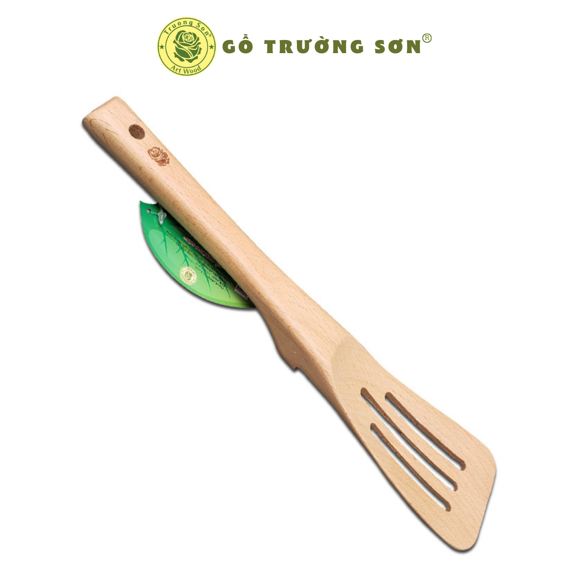 [HCM] Sạn Xào Có Đế Chân Dùng Để Chiên Xào Đảo Trở Thức Ăn - Sạn Gỗ TS02 - Đồ Gỗ Nhà Bếp Thương Hiệu Trường Sơn