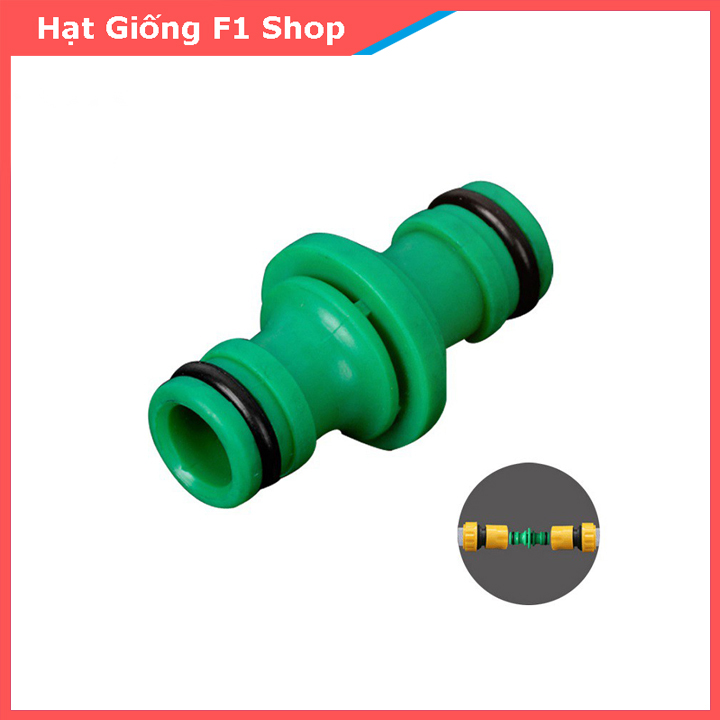 Đầu nối nhanh dùng nối thẳng 2 đầu ống nước phi 16mm nn-nn