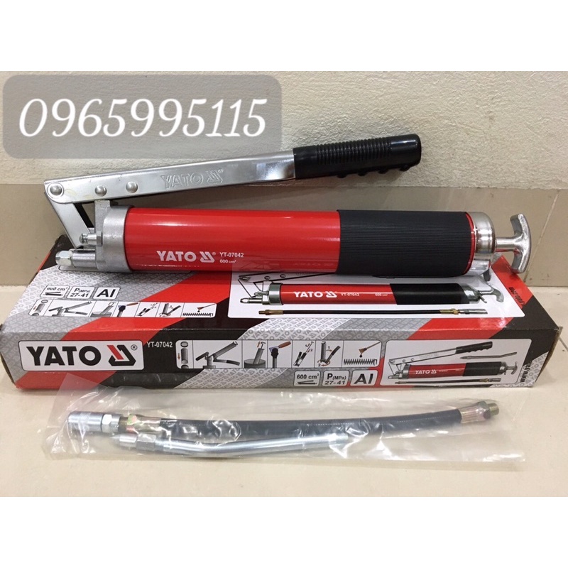 S.ú.n.g bơm mỡ cầm tay 600cc yato yt-07042