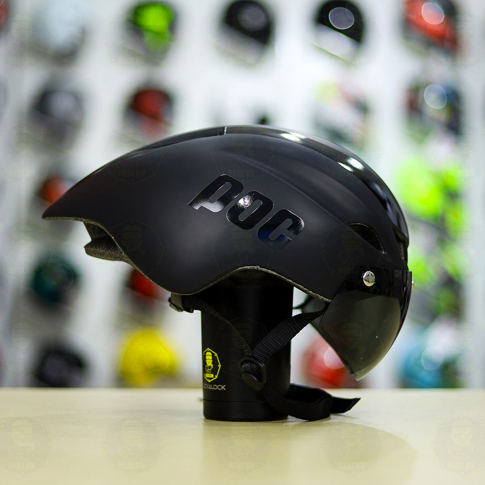 Nón thể thao POC 01 Màu Đen Nhám bản mới nhất 2022 chính hãng