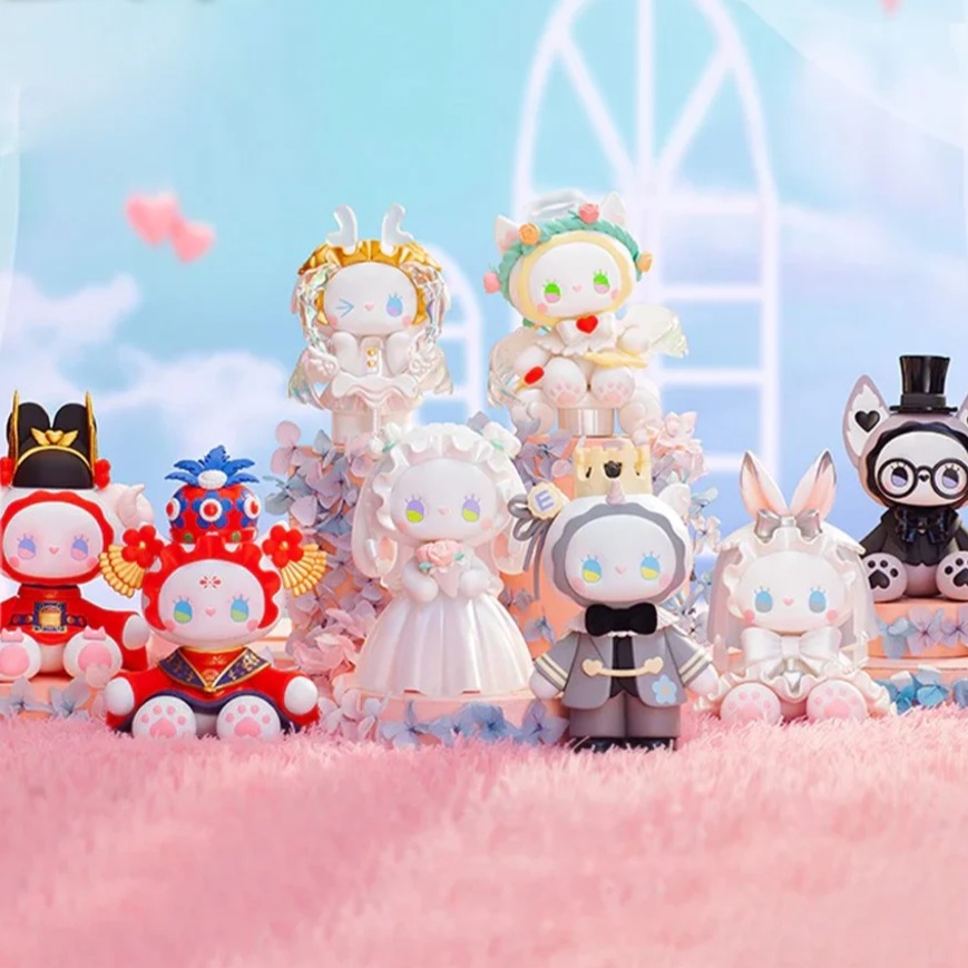 Blind box Emma Wedding - fullset emma wedding - Mô hình hộp mù Emma cô dâu