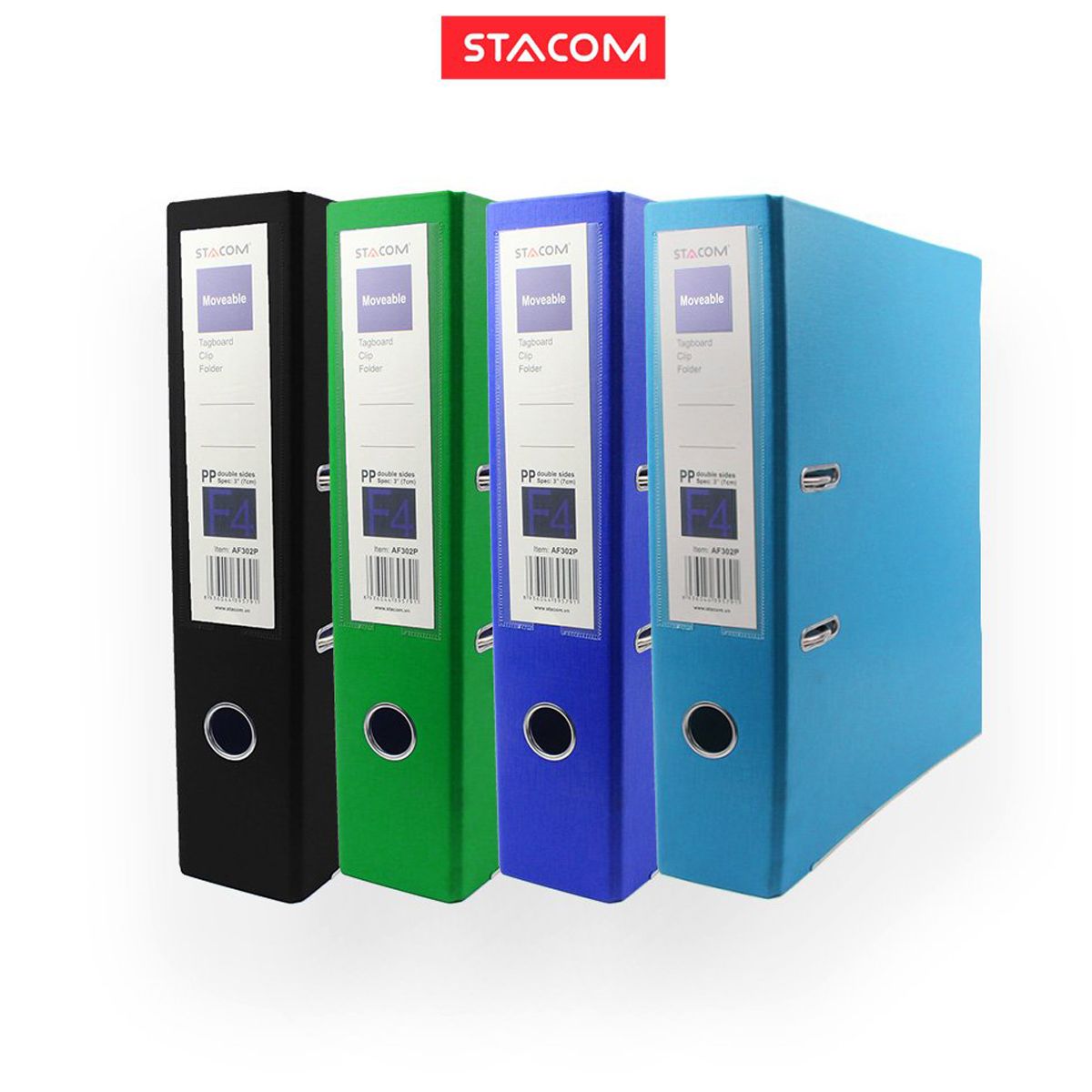 Bìa còng 7cm khổ a4, 2 mặt si – aa302p