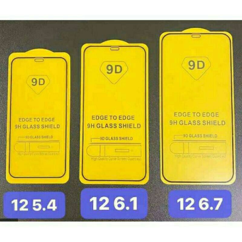 Kính cường lực iphone 9D full màn cho Iphone 12/12pro/12/12 pro max